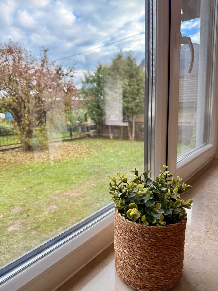 Blick aus dem Wohnzimmer Einfamilienhaus Salzburg