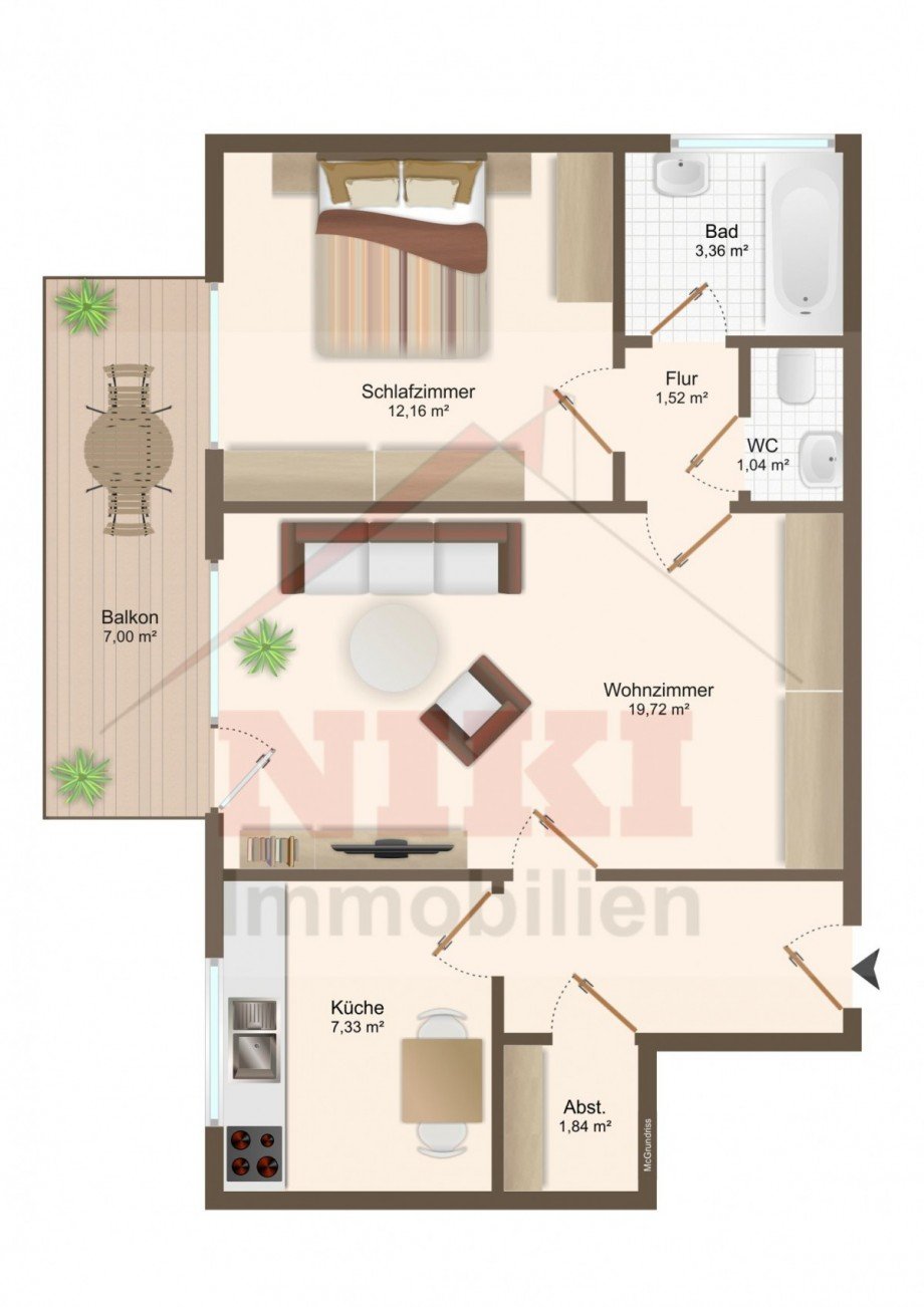 Grundrissplan Wohnung Salzburg
