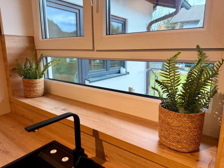 Blick aus der K�che Einfamilienhaus Salzburg